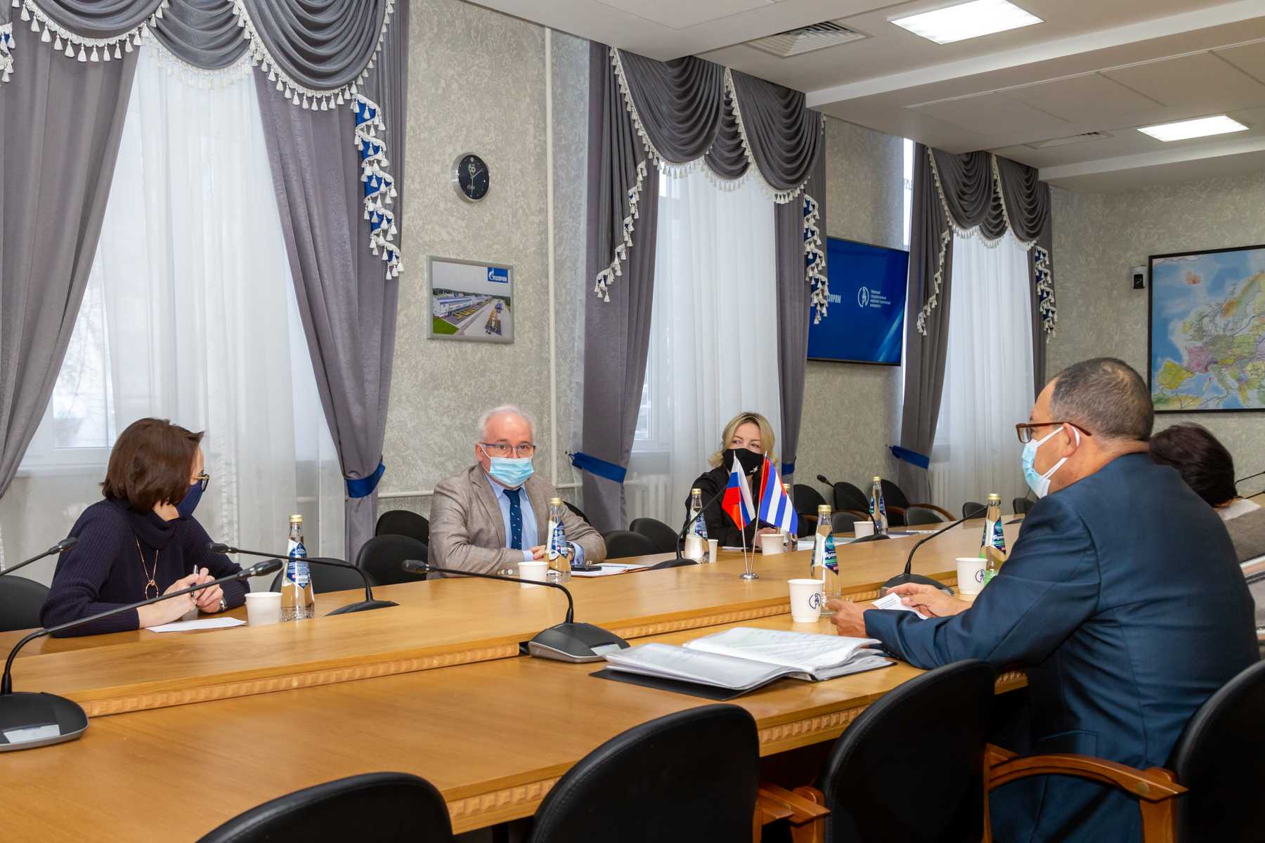 Кубинская делегация в УГНТУ (03.02.2022)