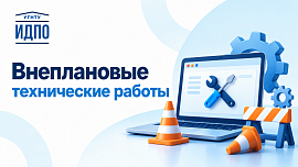Внеплановые технические работы на сайтах ИДПО УГНТУ